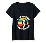 Womens Good Morning Sunday Morning Nancy Pelosi 2022 Funny Meme Gag V-Neck T-Shirt