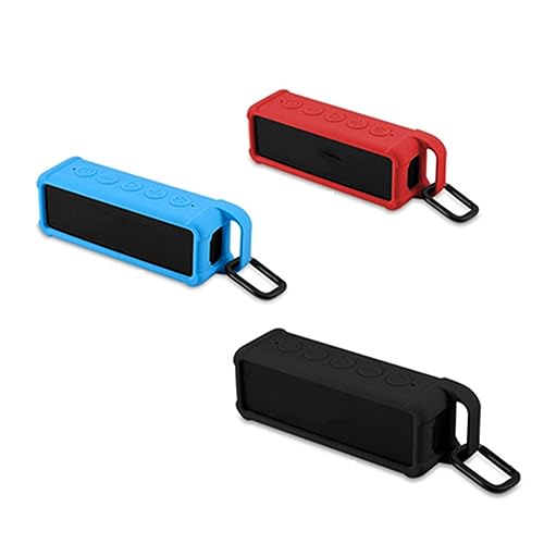 �V���R���P�[�X for Anker Soundcore 2�X�s�[�J�[�P�[�X �ی�P�[�X �V���R���J�o�[ �|�[�^�u��for Anker Soundcore 2 Bluetooth�X�s�[�J�[�Ή� �ی�g���x���P�[�X�J�o�[ �n���h���ƃJ���r�i�t�� �ϏՌ� �h�o 