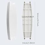 3PCS 19.7" Étapes de l'échelle de piscine 6PCS Vis en acier inoxydable pour piscines souterraines et au-dessus du sol,Universal en plastique Piscine de remplacement Échelles Échelle Échaud Écheau Échran Échart Échillon