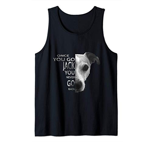Once You Go Jack Russell Terrier You Never Go Back Dog Lover Camiseta sin Mangas