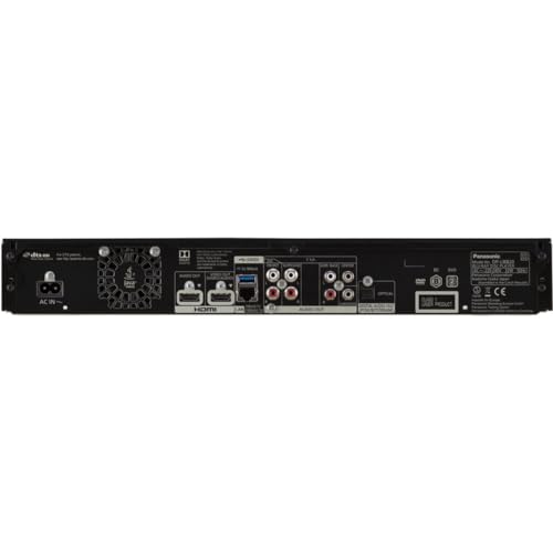 Image of Panasonic DP-UB820-K 4K UHD Blu-ray Player With HDR10+, Dolby Vision, Network Streaming + HDMI Cables + Network and Optical Audio Cables