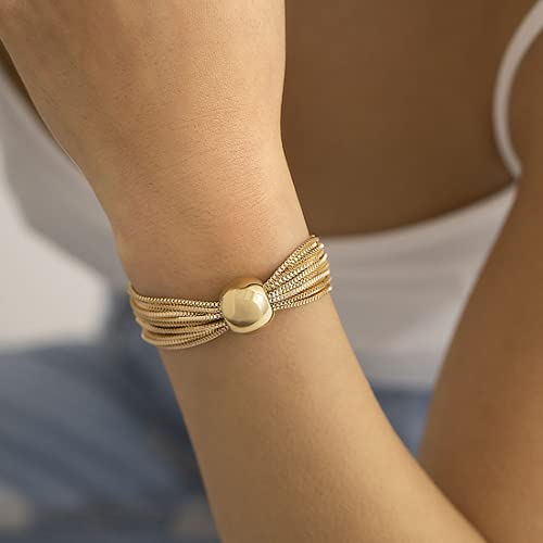 Zu trocken, geometrie raumkugel im central park Dick kette juwelenverzierte halskette und ketten kette armband, schmuck gegen frauen und mädchen (Armbänder-Gold)