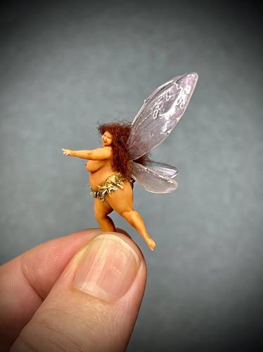 Figurine de fée Jezzabelle miniature 30 mm statuette fantastique peinte à la main
