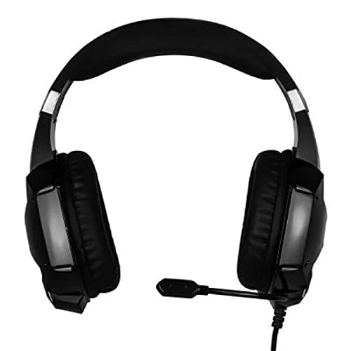 Krom Gaming Headset KOPA -NXKROMKPST - stereogeluid, 50 mm luidspreker, verstelbare hoofdbeugel, flexibele microfoon, 3,5 mm jack, compatibel met Nintendo Switch, PS4, PS5, PC, kleur zwart, oranje - Afbeelding 3