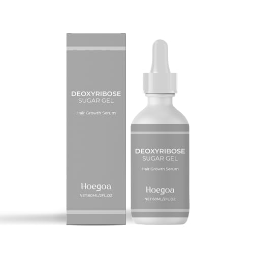 Deoxyribose Sugar Gel Hair Growth Serum with Plant Extract, Strengthening Formula for Weakened Hair, 60ML/2FL.OZ
