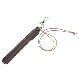 JianPI Klips na długopis do notebooka z prawdziwej skóry smycz uchwyt na długopis etui przenośny pojedynczy piórnik organizer pokrowiec pokrowiec z brelokiem artykuły pa (1 szt.)