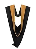 Cappe Diem Master of Business Administration MBA Drab Master Graduation Hood (Black & Gold)