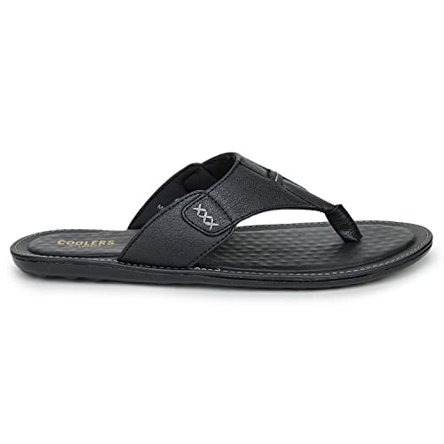 Liberty Coolers Black Casual Thong For Mens