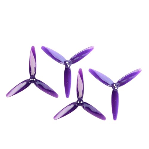 4組 353D 493D プロペラ 3D フリースタイル ドローン 3.5インチ 1404 4600KV 4.9 2207 2050KV 1.5mm 穴 CW CCW に適合(P 4Pairs 493D 1Hole)
