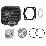 UrbanHui Kettensägenzylinder und Kolben-Set für MS200 & MS200T - 40 mm Metallmontage mit Dichtungen, 9-teiliges Ersatzset