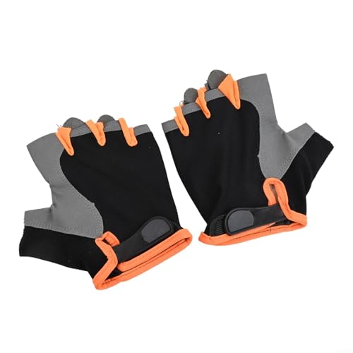 Gants de sport respirants style demi-doigts pour homme et femme, conçus pour la moto et l'utilisation en extérieur (L)