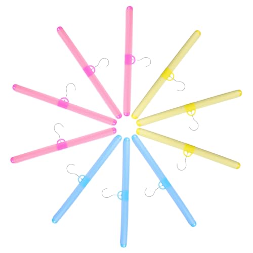 HOOTNEE 10pcs Padded Suit Hanger Silk Clothes Hangers Silk Hangers Sweaters Hanger Anti Slip Padded Hangers Coat Hangers Heavy Duty Foam Clothes Hangers Padded Clothing Hangers Plastic