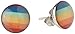 Stainless Steel Fashion Rainbow Ear Stud Earring for Gay & Lesbian Pride
