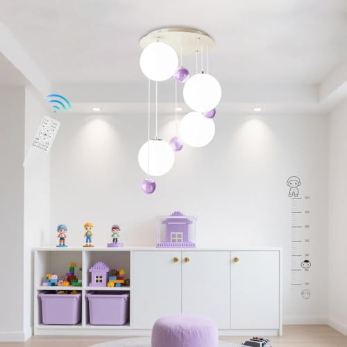 ●Infanzia e stile sognante: stile crema moderno, combinazione di forme sferiche piccole e grandi, abbinamento colore rosa/viola, con innocenza e tenerezza infantili. Creare un'atmosfera da sogno e curativa, come appendere un 