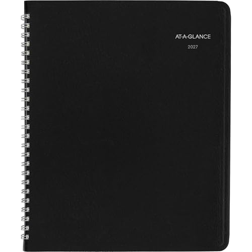 Image of AT-A-GLANCE 2027 Planner, Weekly, 7 inch x 8.75 inch, Column-Style, DayMinder, Black (G5900027)