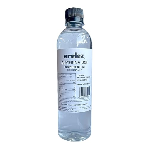 Glicerina Pura Usp 500 ml Alimenticio, Cosmética