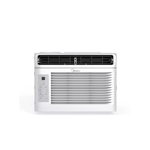 Midea MAW05R1JWT-B Electronic 5K 5,000 BTU, 3-in-1 Fan/Dehumidifier Window AC Unit, Easycool Air Conditioner with Remote Control, Cools up to 150 Sq. Ft, Fits Bedroom, Study, Office, White