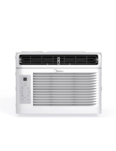 Midea 5,000 BTU EasyCool Window Air Conditioner - Cool up to 150 Sq. Ft. with Easy-to-Use Mechanical...