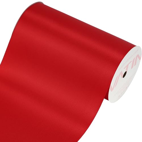 VATIN Double Face Red Satin Ribbon 4