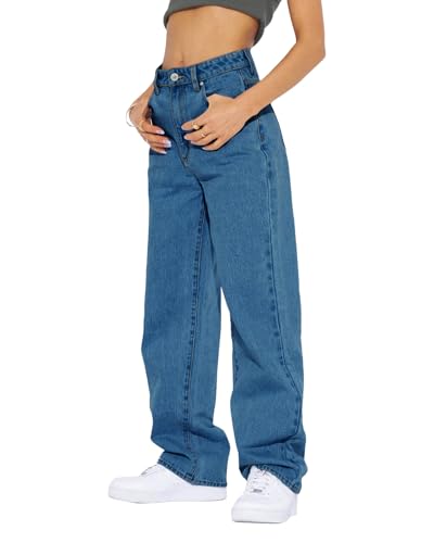 Jean boyfriend taille haute parfait pour un look décontracté au quotidien