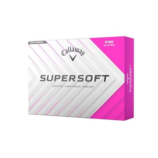 Callaway Golf Supersoft Golf Ball 2025, Pink