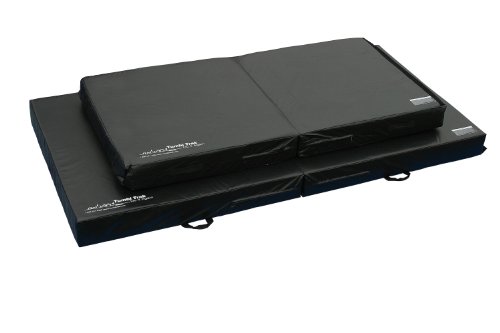Tumbl Trak Folding Practice Mat, Black, 4ft x 8ft x 8in