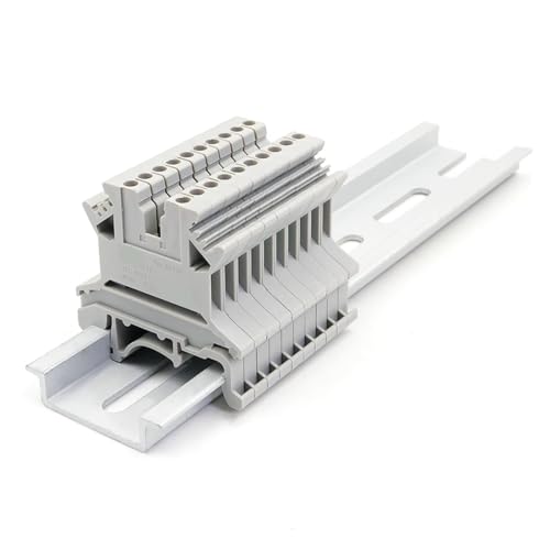 Bloques de terminales UK1.5 con tornillo de cobre de alta corriente para tableros industriales 5