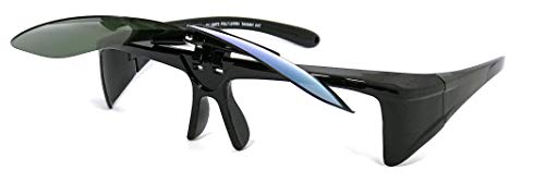 VeryHobby® Polarized FLIP UP FIT OVER Mirror Lens Sunglasses Cover Rx Glasses Side Shield4