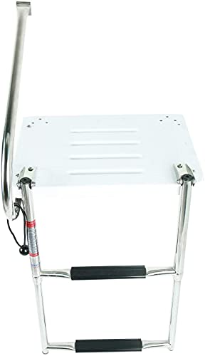 Windline UP-3 Marine Under Platform Telescoping Boat Ladder with 3 Steps