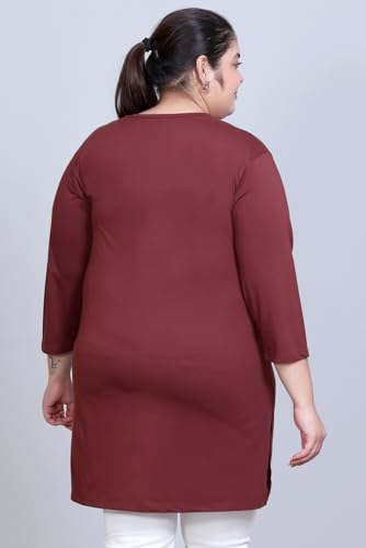Image of RYSH Women's Plus Size Printed Long Top