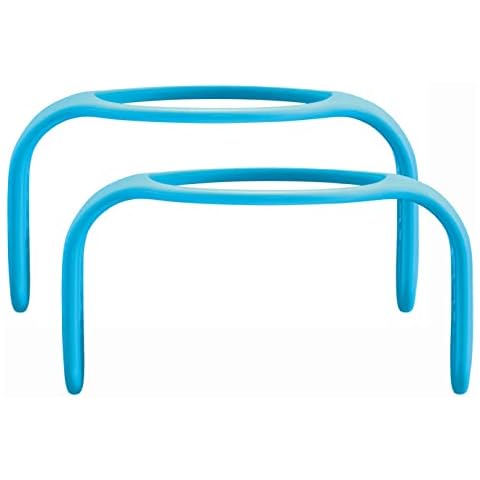 MAM Hold My Bottle Handles, Pack of 2, Compatible with Wide Range of MAM Bottles and the MAM Trainer Bottle, New Baby and Baby Feeding Essentials, Blue Cover