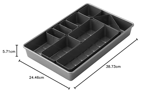 Wilton Buchstaben und Zahlen Verstellbare Antihaft-Kuchenform, 10-teiliges Set, Schwarz