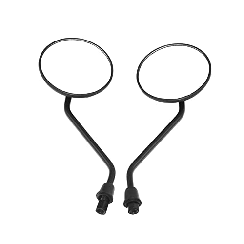 Espejos retrovisores de 10mm para motocicleta universal con adaptadores de 8mm