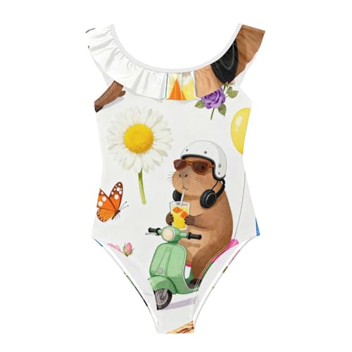 Trajes de baño de dibujos animados para niñas de 3 a 6 años SyXIOP