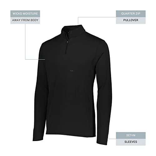Augusta Sportswear Men's Attain Light Weight Wicking Knit 1/4 Zip Pullover - Athletic Performance and Comfort Wear4