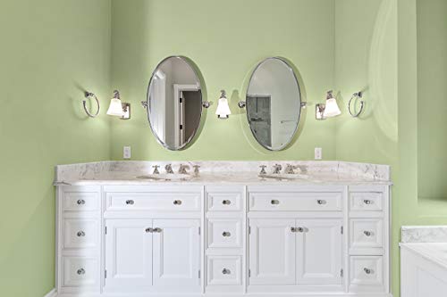 Removable Solid Wallpaper - Peel and Stick Paint - 23.5 inches Wide by 32 feet Long Roll (Frosted Green)