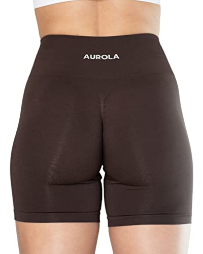 Image of AUROLA Intensify Workout Shorts for Women Seamless Scrunch Short Gym Yoga Running Sport Active Exercise Fitness Shorts