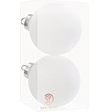 Lot de 2 grandes décorations - Le paquet contient 2 boules de Noël extra larges qui mesurent 120 mm/4,72