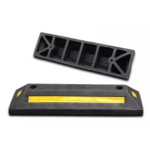 Guía de estacionamiento de goma resistente, tapón de estacionamiento duradero para garaje y accesorios de estacionamiento de automóviles