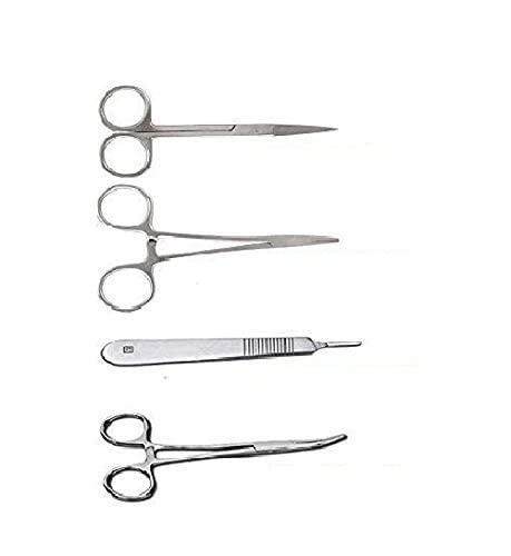 FORGESY 4 PCS. SURGICAL SET -IRIS SCISSOR,NEEDLE HOLDER,BLADE HANDLE 3,MOSQUITO FORCEP (B08L7TPFPR) Amazon Price History, Amazon Price Tracker