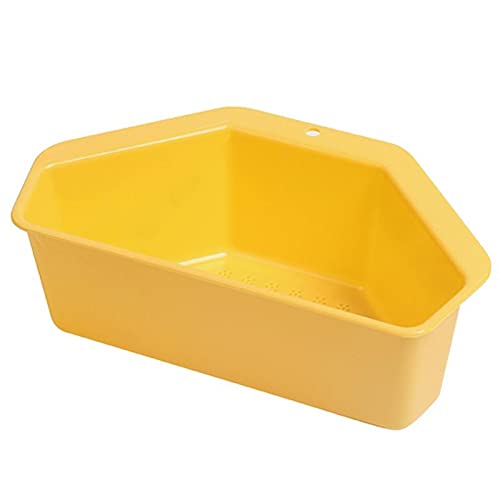 Éponge Storage Cuisine Outils de cuisine Triangulaire Passoire Drain Drain Fruit Végétibles Draineur de végétal Basket Cuisine de filtre de l'évier (Color : Yellow)