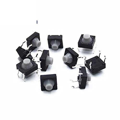 Commutateurs industriels FESTAS 8x8x5MM en silicone silencieux 100 PCS pour circuits