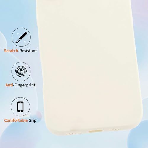 Image of for Xiaomi 17 Case Precise Camera Cutouts Soft TPU Shockproof Phone Cover - White