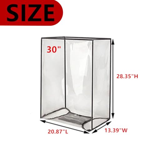 30" Clear PVC Luggage Cover Protectors Thicken Transparent Waterproof Suitcase for Spinner Wheels Suitcase2