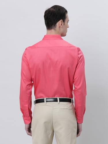 Image of THE SOUL PATROL Men's Casual Regular Fit Full Sleeve Premium Cotton Button-Down Shirt with Single Patch Pocket - Stylish, Classic, Comfortable, and Elegant for Everyday Wear