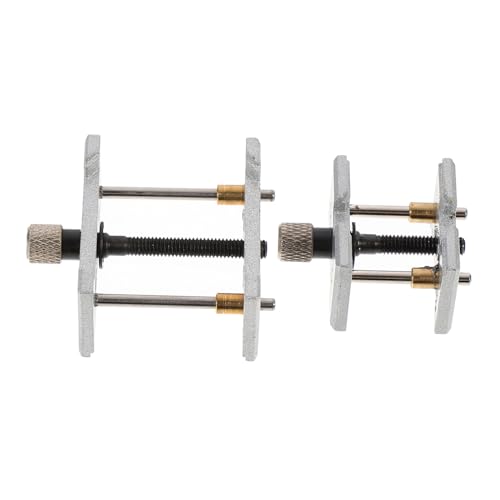 HORIALENCE 2個 腕時計ムーブメント固定ベース 軽量コンパクト合製 多機能クランプ式ホルダー 時計修理用 固定台 メンテナンス便利ツール