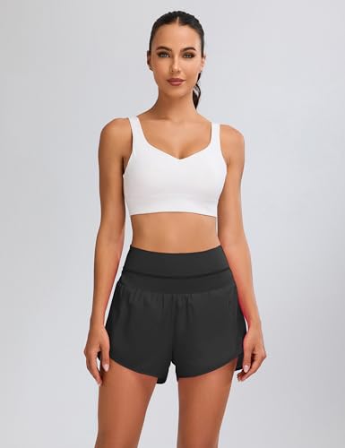 Blooming Jelly Women's Workout Shorts Athletic Running High Waisted Gym Exercise Shorts with Pocket2