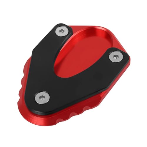 Béquille de moto élargisseur de support contre l'enfoncement Honda Monkey 125 Z125 rouge