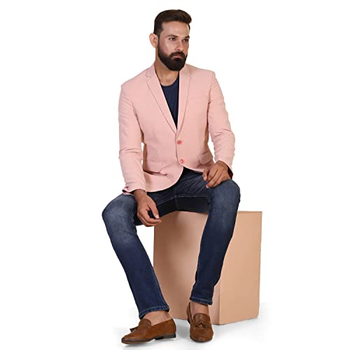 Image of TAHVO Grey Notched Lapel Blazer with Hanky