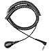 Desco Jewel Low Profile, Wrist Strap Single Conductor Coiled ESD Grounding Cord - 6 ft Length - 09206 [PRICE is per EACH]
